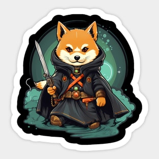 Cartoon Shiba Inu Dog RPG - Cute Shiba Inu Sticker